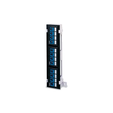 Leviton 12-Port Panel Unloaded High, Density 89D Brckt Not Included 49255-Q89